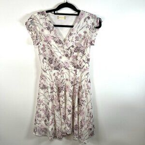 Altar’d State‎ Women’s Feminine Floral Cottagecore White Pink Dress Size Small